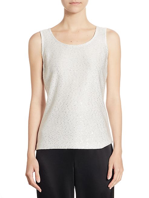 St. John - Sequin Knit Top