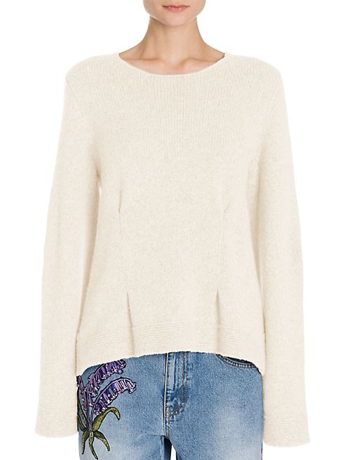 Alexander McQueen - Oversize Cashmere Crewneck Sweater