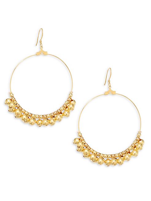 Kenneth Jay Lane - Embellished Circle Earrings/2