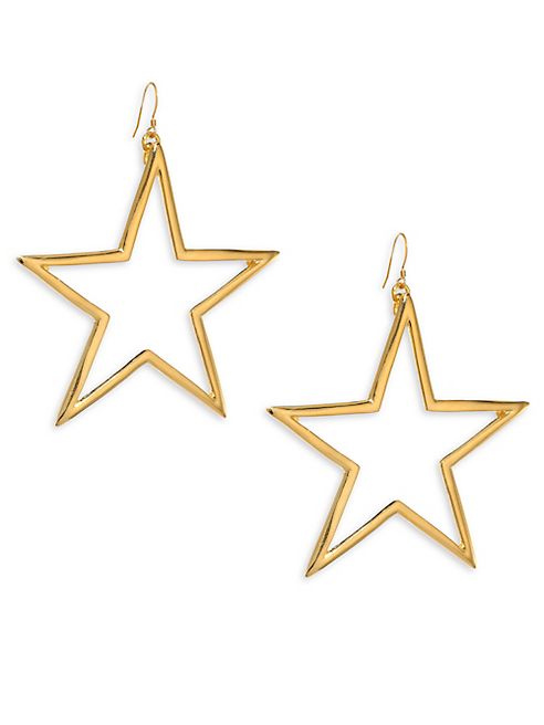 Kenneth Jay Lane - Open Star Drop Earrings