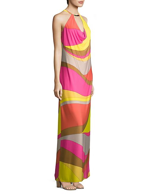 Trina Turk - Multicolored Halter Dress