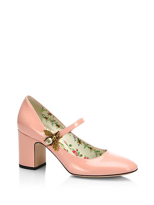 Gucci - Lois Patent Leather Mary Jane Pumps