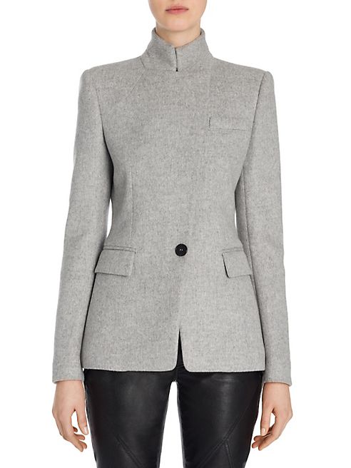 Alexander McQueen - Asymmetrical Wool Jacket