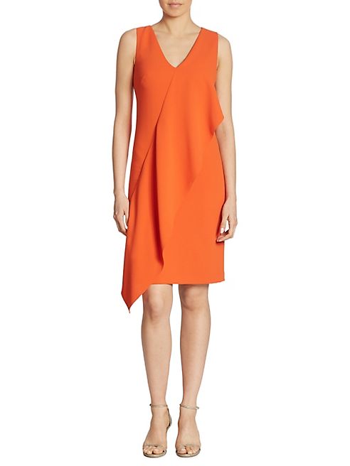 Ralph Lauren Collection - Lucianna Draped V-Neck Dress