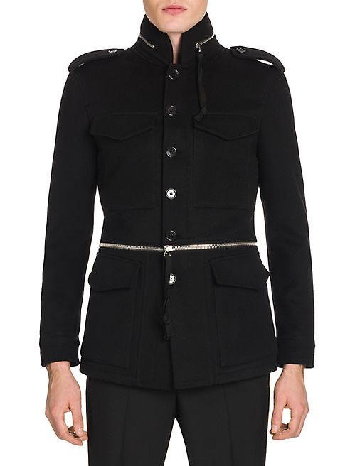 Alexander McQueen - Zipper Wool Jacket