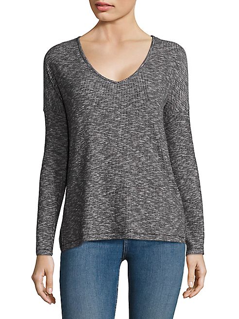 rag & bone/JEAN - Theo Heathered Waffle Top