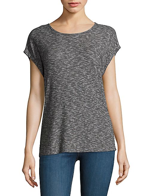 rag & bone/JEAN - Knot Back Heathered Tee