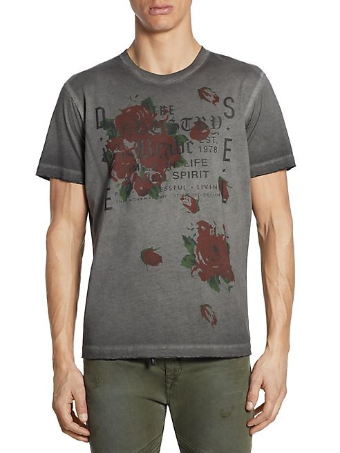 Diesel - Joe Roses Print Tee