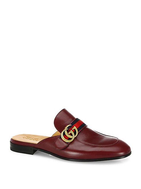 Gucci - New Kings Leather Slippers