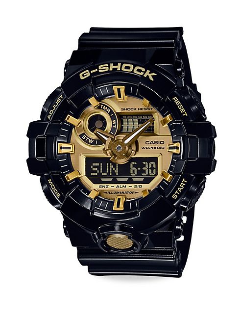 G-Shock - Analog Digital Quartz Strap Watch