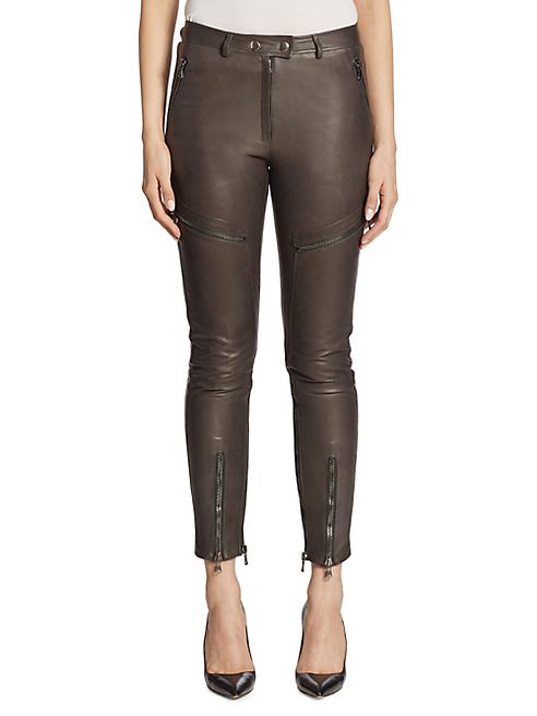 Moschino - Leather Cargo Pants