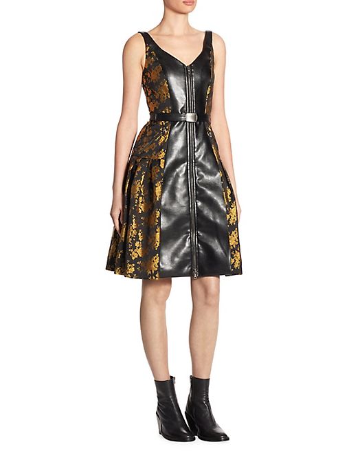 Moschino - Faux Leather Dress