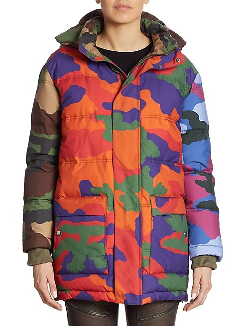 Moschino - Camouflage Puffer Coat