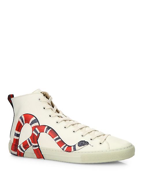 Gucci - Major Sneaker Leather High-Top Sneakers