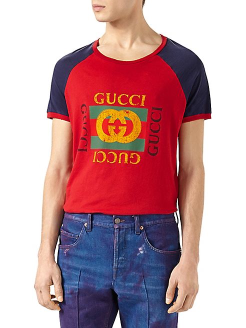 Gucci - Gucci-Print Cotton T-Shirt