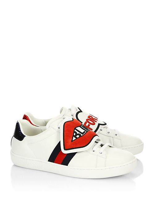 Gucci - New Ace Blind For Love Sneakers