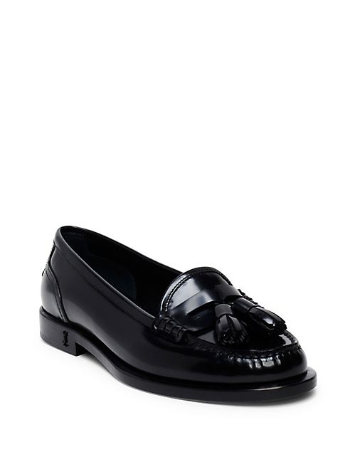 Saint Laurent - Universite Tassel Leather Mocassin Loafers