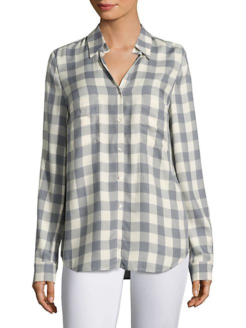 L'AGENCE - Denise Gingham-Print Shirt