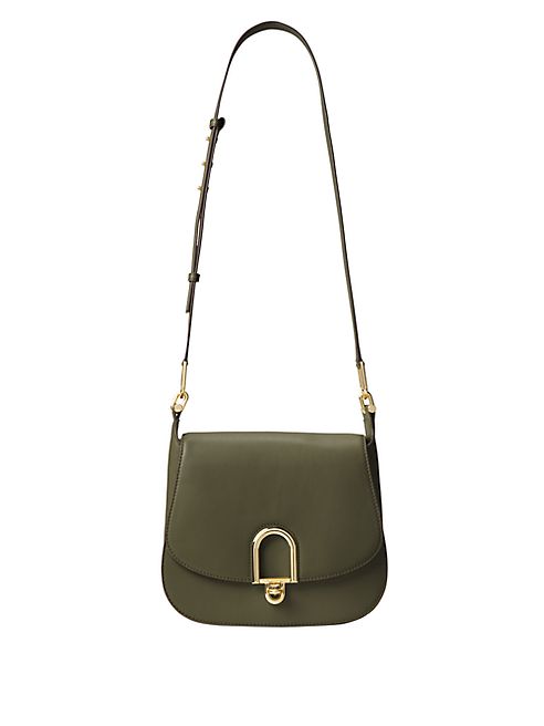 MICHAEL MICHAEL KORS - Delfina Leather Saddle Bag