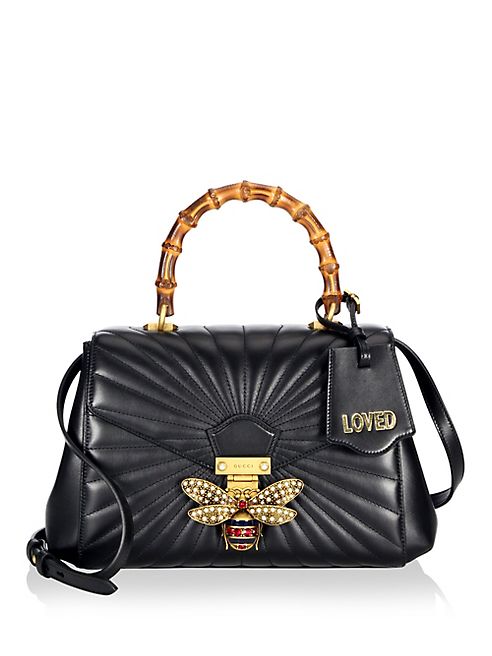 Gucci - Queen Margaret Quilted Leather Top Handle Bag