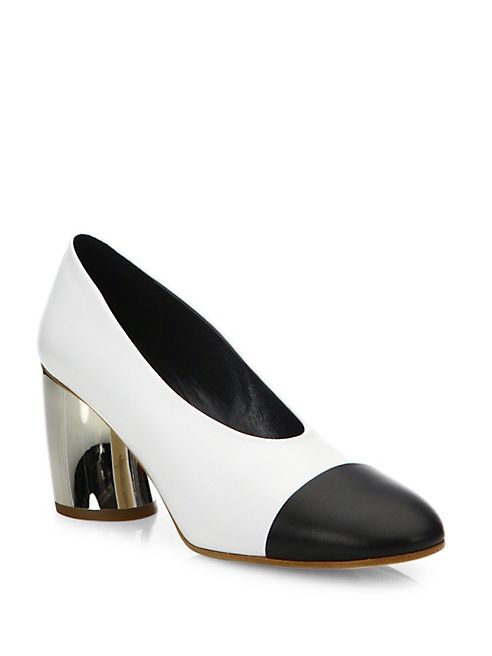 Proenza Schouler - Leather Cap Toe Pumps