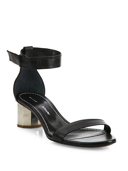 Proenza Schouler - Leather Ankle Strap Sandals