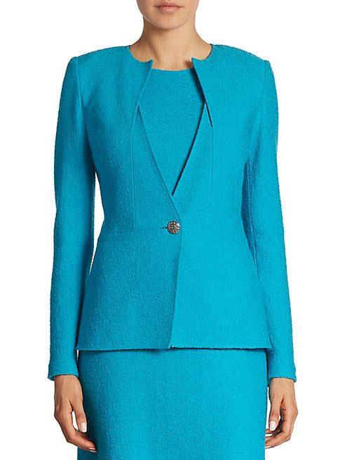 St. John - Wool Peplum Jacket