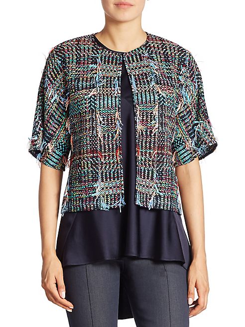 St. John - Fringe Kimono Jacket