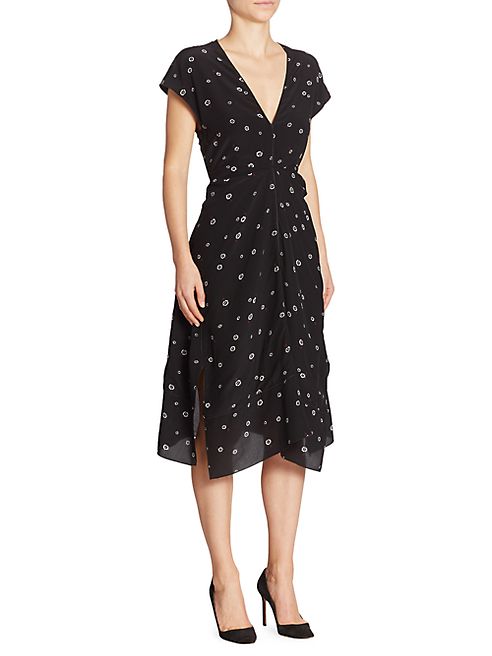 Proenza Schouler - Silk Cap Sleeve Dress