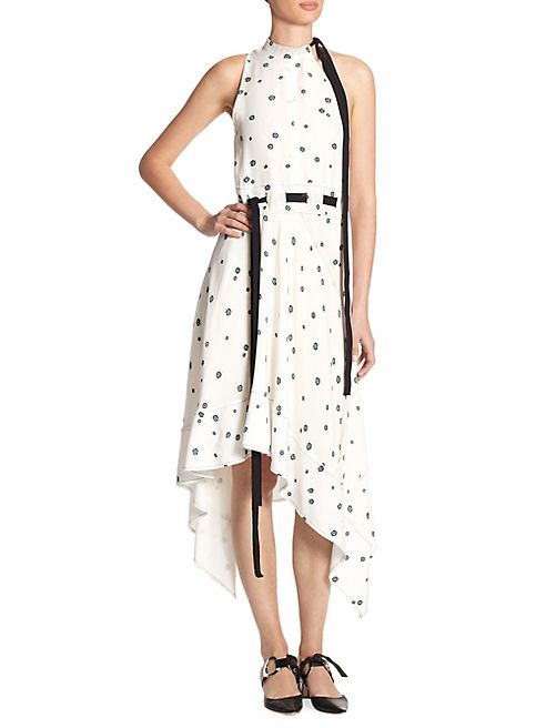 Proenza Schouler - Silk Asymmetric Dress