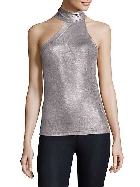 Free People - Turtleneck Asymmetrical Tank Top