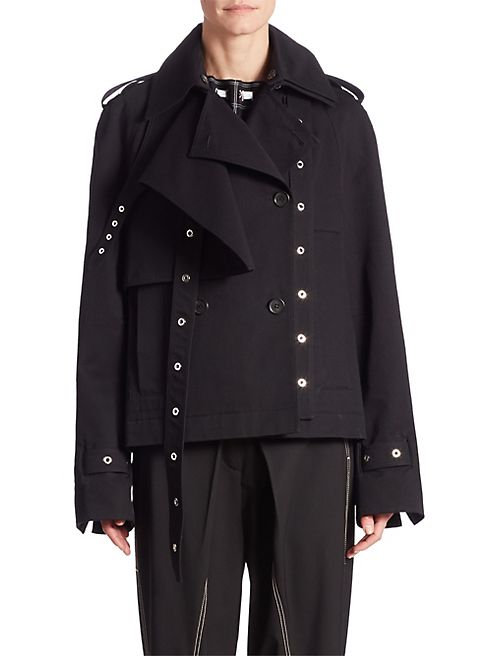 Proenza Schouler - Short Cotton Trench Coat