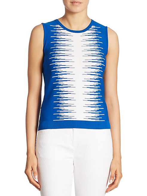 St. John - Striped Shell Top