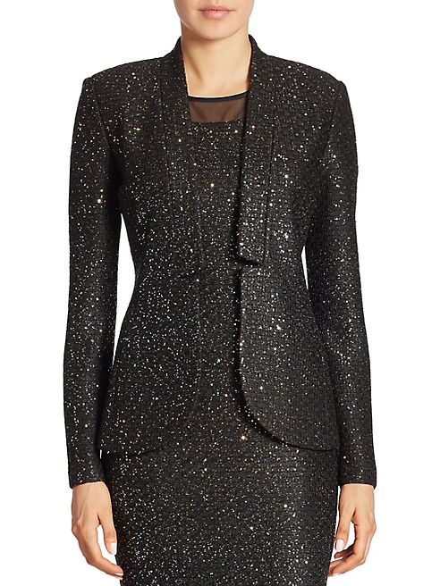 St. John - Wool Sequin Jacket