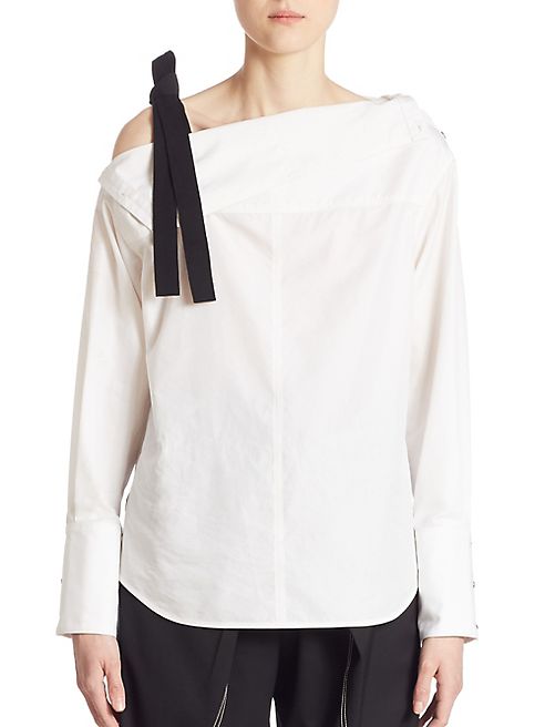 Proenza Schouler - Off-The-Shoulder Cotton Top