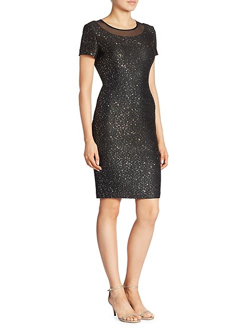 St. John - Sequin Knit Dress