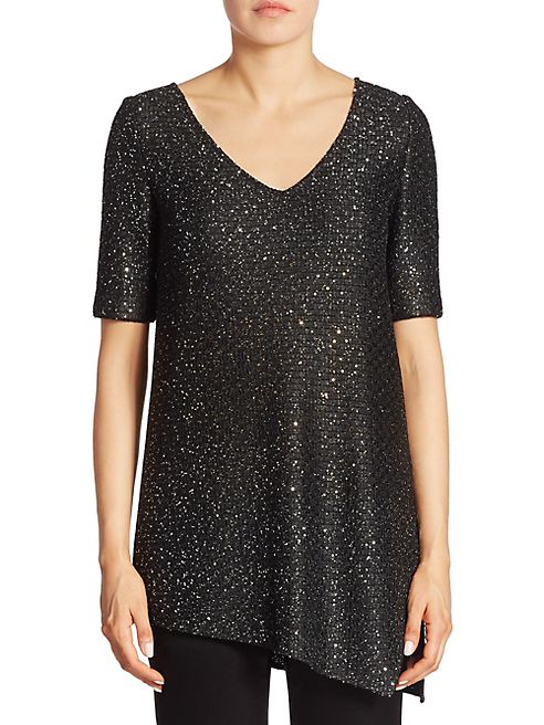 St. John - Sequin Wool Top