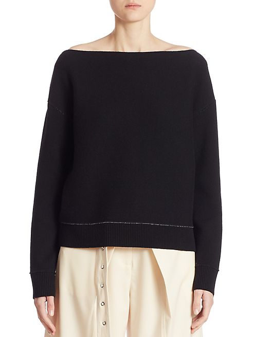 Proenza Schouler - Off-The-Shoulder Cashmere Top