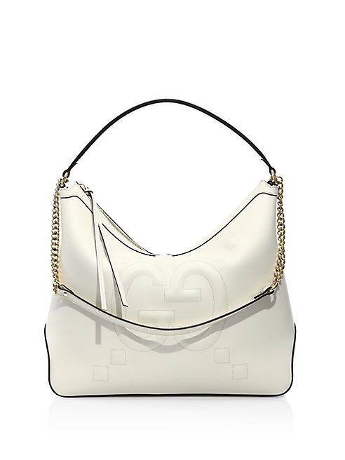 Gucci - GG-Embossed Leather Hobo Bag