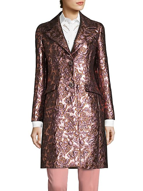 Etro - Metallic Floral Topper