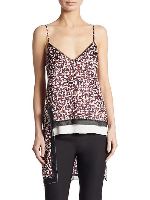 DKNY - Printed Hi-Lo Camisole