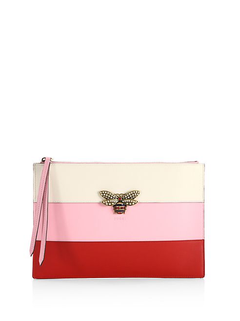 Gucci - Queen Margaret Colorblock Leather Pouch