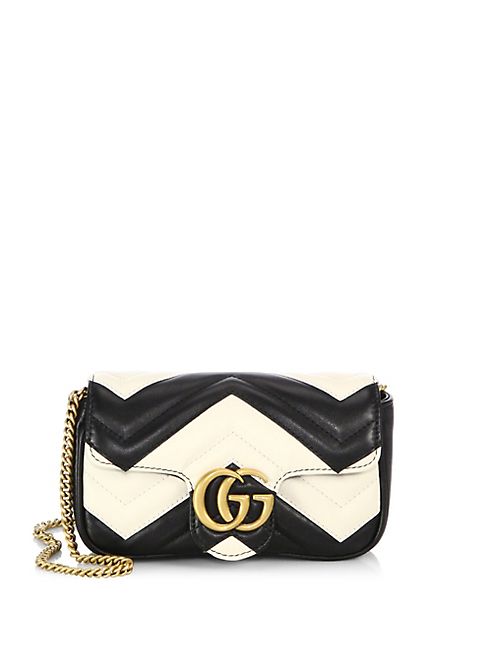 Gucci - GG Marmont Matelassé Leather Mini Chain Shoulder Bag