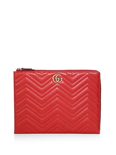 Gucci - Matelassé Leather iPad Case