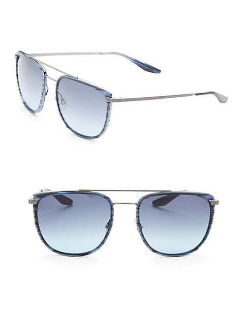 Barton Perreira - Lafayette 56MM Square Sunglasses