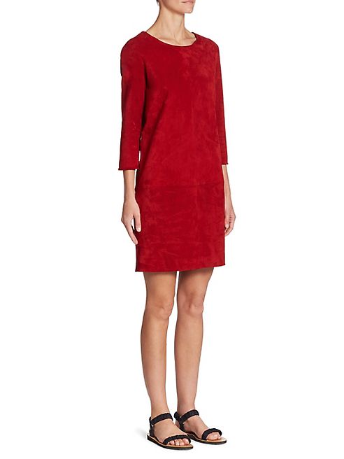 The Row - Rina Suede Dress