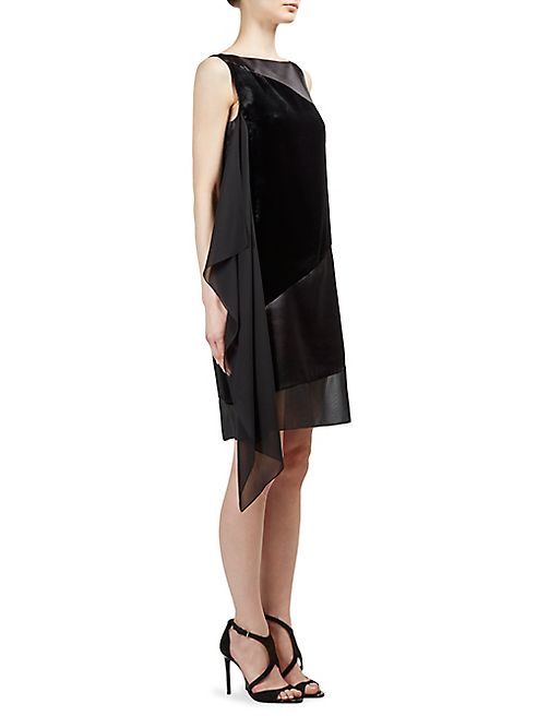 Lanvin - Velvet Inset Dress