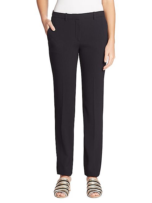 Theory - Hartsdale B Crepe Straight-Leg Pants