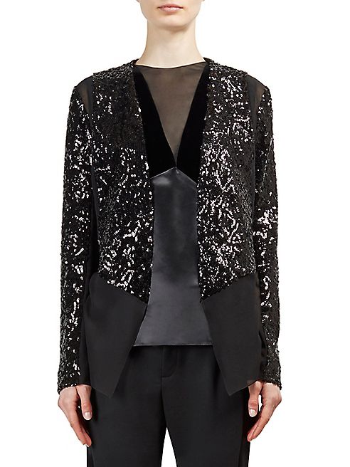 Lanvin - Sequin Open Front Jacket