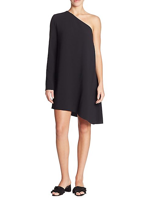 Theory - Sintsi Crepe One-Shoulder Dress